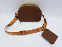 COO & COO Fashion - torebka listonoszka z portfelikiem brązowy GZ2035