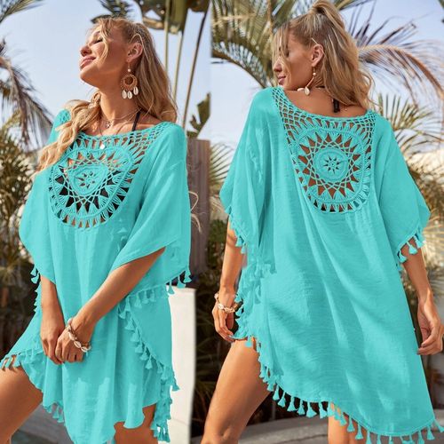 PAREO PLAŻOWA SUKIENKA TUNIKA BOHO NARZUTKA HAFT na Arena.pl