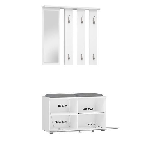 Garderoba Opal OPAL BIAŁY na Arena.pl