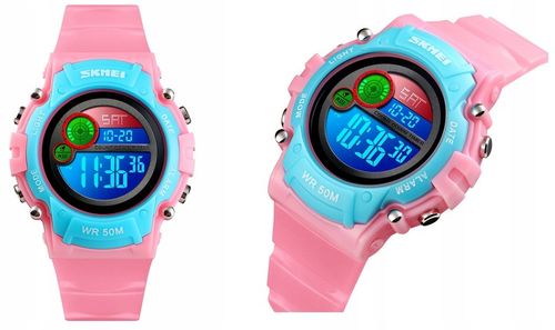 SUPER ZEGAREK DZIECIĘCY KOLOROWE LED NOWY MODEL DLA CHŁOPCA DLA DZIEWCZYNKI na Arena.pl