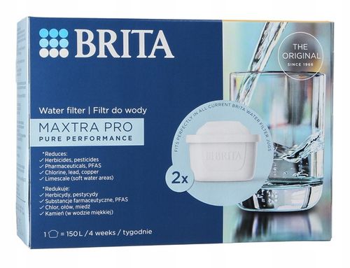 Filtr wody wkład do dzbanka Brita Maxtra PRO Pure Performance 2 szt. na Arena.pl