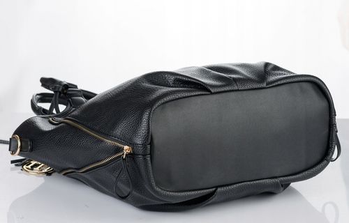 Torebka Damska KLASYCZNA SHOPPER MONNARI NA RAMIĘ Aktówka Czarna Premium na Arena.pl