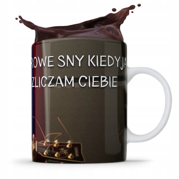 Kubek Politycy Morawiecki Gitara Pis Rozliczyć Cię Z Nadrukiem Ze Zdjęciem zdjęcie 1