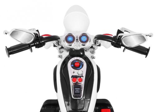 Motorek Chopper Nightbike Biały na Arena.pl