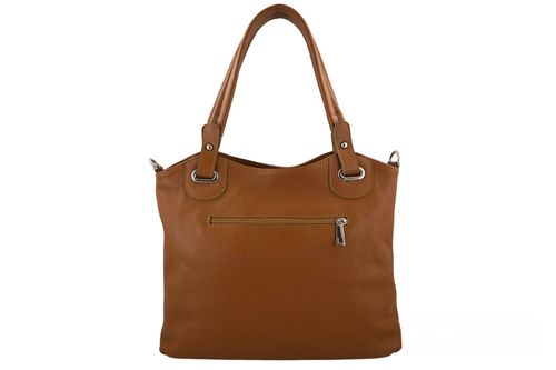 Codzienna duża torebka damska - Brązowa jasna na Arena.pl