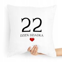 Poduszka Na Dzień Dziadka 22 Dzień Dziadka Z Nadrukiem Ze Zdjęciem