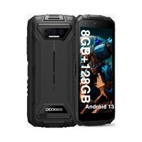 2X DOOGEE S41 PLUS 4/128 GB, 6300 mAh, smartfon, czarny