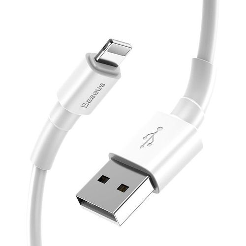 Kabel USB Lightning Baseus Mini 2.4A 1m (biały) na Arena.pl