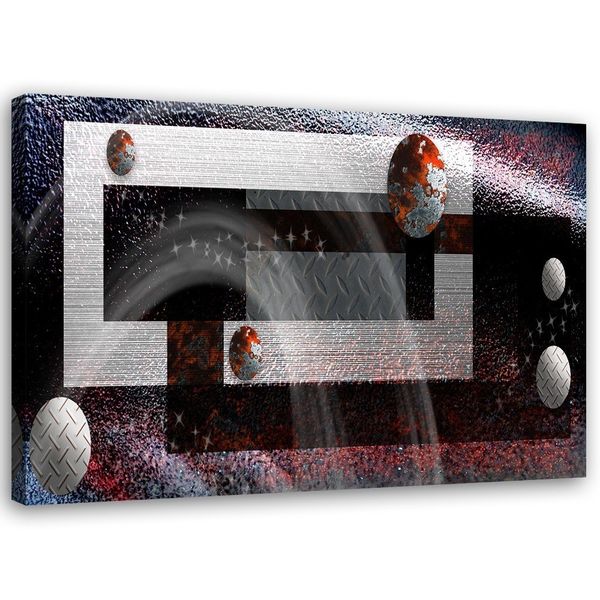 Emaga Obraz na płótnie, Abstrakcja Geometryczna Kule - 90x60 zdjęcie 1