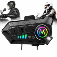 INTERKOM MOTOCYKLOWY BLUETOOTH Y10 UNIWERSALNY Z MIKROFONEM HYBRYDOWYM