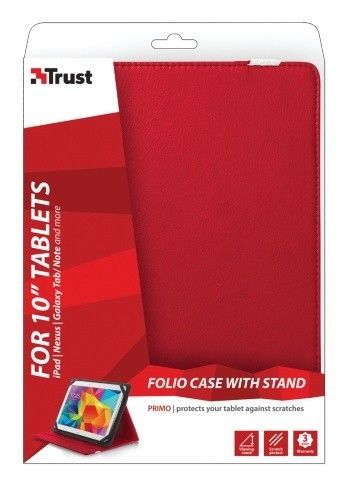 Trust Primo Folio Case with Stand for 10" tablets - red na Arena.pl