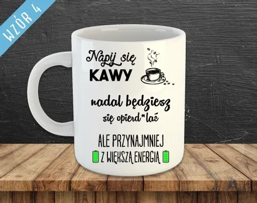 KUBEK Z NADRUKIEM DO PRACY DLA PRACOWNIKÓW ŚMIESZNE NAPISY na Arena.pl