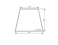 szyba boczna do ciągnika Massey Ferguson 235 255 kabina Ciechocin