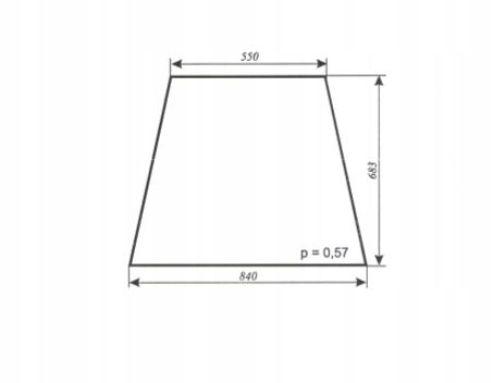 szyba boczna do ciągnika Massey Ferguson 235 255 kabina Ciechocin na Arena.pl