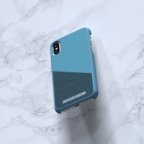 Materiałowe etui do iPhone Xs/X (Petrol) #0 na Arena.pl