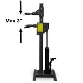 19530 Hydrauliczny napinacz ściskacz sprężyn amortyzatorów czarny do 3 ton