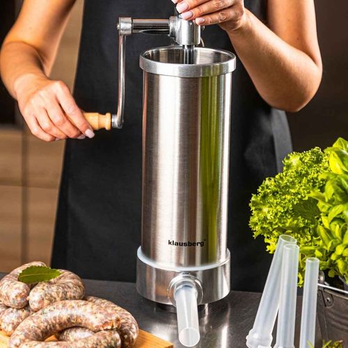 ręczna nadziewarka do kiełbasy 3kg klausberg kb-7926 pionowa na Arena.pl