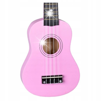 ZESTAW UKULELE KONCERTOWE DLA DZIECI DO NAUKI + POKROWIEC + KOSTKI + AKORDY