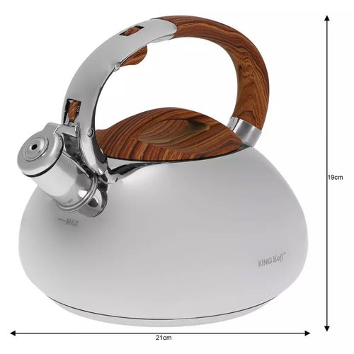 kinghoff czajnik stalowy 3.0l z gwizdkiem kh-3274 na Arena.pl