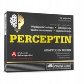 OLIMP PERCEPTIN 30kaps ASHWAGANDHA RÓŻENIEC GÓRSKI KONCENTRACJA PAMIĘĆ