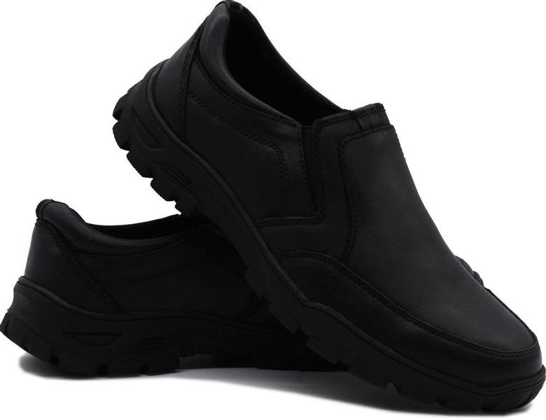 Mokasyny męskie wsuwane American Club CY104/24 - czarne 43 zdjęcie 1