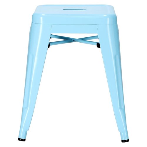 Stołek Paris niebieski inspirowany Tolix na Arena.pl