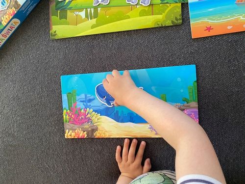 Zwierzęta Świata magnes układanka magnetyczna 81 szt na Arena.pl