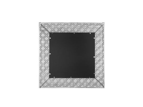 Lustro Ścienne 80 X 80 Cm Srebrne Evettes na Arena.pl