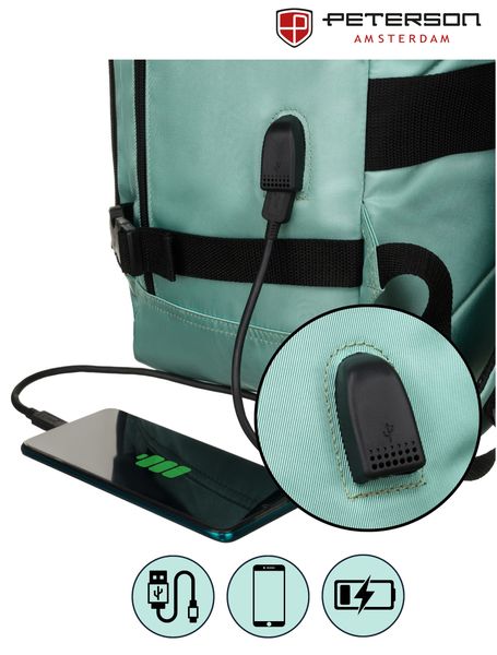 plecak ptn app-6677 turquoise zdjęcie 10