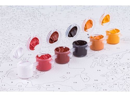 OBRAZ MALOWANIE PO NUMERACH RAMA 40x50cm PIES - OWCZAREK NIEMIECKI na Arena.pl