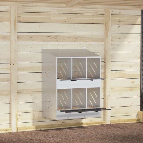 Gniazdo dla kur z 6 przegrodami, ocynkowane na Arena.pl