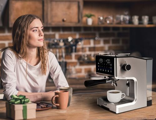 Ciśnieniowy ekspres kolbowy ze spieniaczem Yoer 1350 W 20 bar 15 kaw na Arena.pl