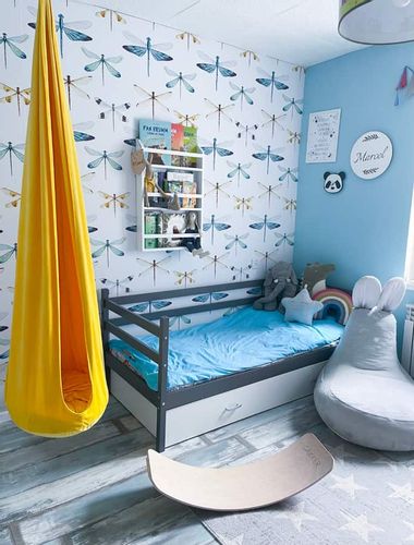 huśtawka kokon żółty MAŁPISZON na Arena.pl