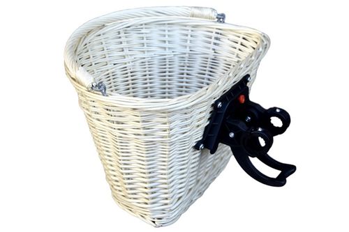 Kosz wiklinowy na rower koszyk ROWEROWY na click wiklina polski 3 kolory na Arena.pl