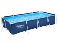 Basen stelażowy 400 x 211 x 81 Steel Pro z konstrukcją #56405