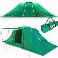 DUŻY NAMIOT 4 - 6 OSOBOWY 2 SYPIALNIE RODZINNY TURYSTYCZNY KEMPINGOWY
