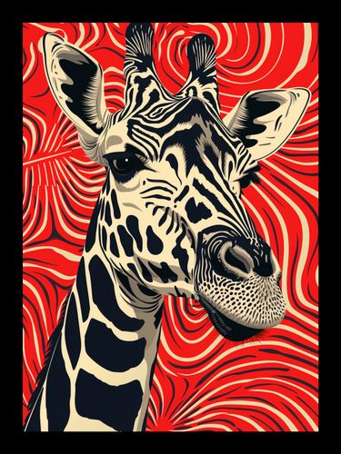 Plakat 13x18cm Wzrok Żyrafy na Arena.pl