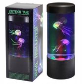 LAMPKA NOCNA Z MEDUZAMI Akwarium Kolorowe Podświetlenie LED Prezent Dziecka