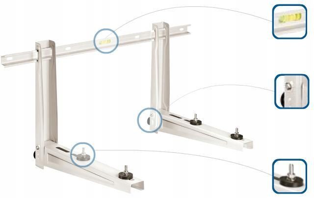 Rodigas MS257 Składany wspornik klimatyzatora zdjęcie 2