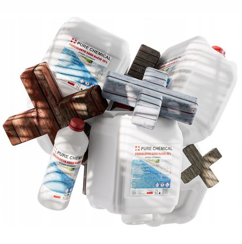 PODCHLORYN SODU 15% CHLOR W PŁYNIE DO WODY DO DREWNA 5L na Arena.pl