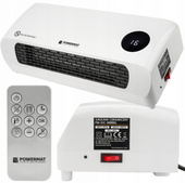 KURTYNA POWIETRZNA GRZEJNIK CERAMICZNY 2000W PILOT PM-GC-3000DL