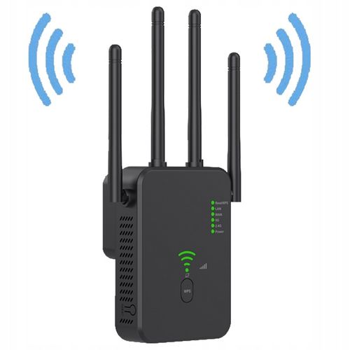 WZMACNIACZ SYGNAŁU WI-FI MOCNY REPEATER 1200MB/S 2.4GGHZ 5GHZ DWUZAKRESOWY na Arena.pl