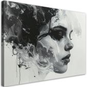 Nowoczesny obraz na płótnie canvas, Abstrakcyjny portret 120x80