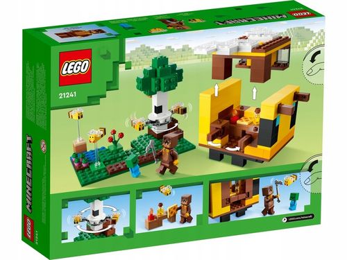 LEGO Minecraft Pszczeli ul 21241 + Plaża zółwi 30432 na Arena.pl