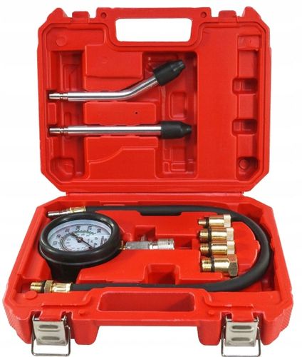 MIERNIK TESTER CIŚNIENIA SPRĘŻANIA POZIOMU KOMPRESJI WTRYSKU SILNIK BENZYNA na Arena.pl