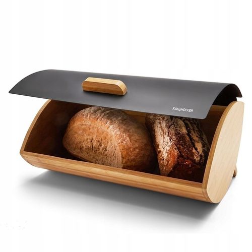 Zestaw CHLEBAK BAMBUSOWY + 3x Puszka KAWA HERBATA CZARNY Konighoffer Cosmic na Arena.pl