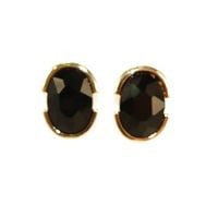 klipsy z czarnym oczkiem