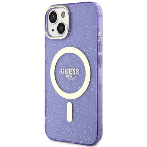 Etui Guess do iPhone 15 Plus, iPhone 14 Plus, Fioletowy, MagSafe na Arena.pl
