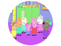 Opłatek na tort Świnka Peppa