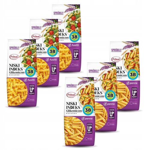 Polmak Makaron Mix 2 świderki-penne 250 g x 6 sztuk na Arena.pl